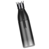 Maxbell Crown Vacuum Insulated Stainless Steel Water Bottle Outdoor 350ml Black - Aladdin Shoppers