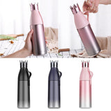 Maxbell Crown Vacuum Insulated Stainless Steel Water Bottle Outdoor 350ml Black - Aladdin Shoppers