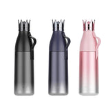 Maxbell Crown Vacuum Insulated Stainless Steel Water Bottle Outdoor 350ml Black - Aladdin Shoppers