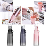 Maxbell Crown Vacuum Insulated Stainless Steel Water Bottle Outdoor 350ml Black - Aladdin Shoppers