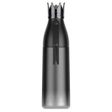 Maxbell Crown Vacuum Insulated Stainless Steel Water Bottle Outdoor 350ml Black - Aladdin Shoppers