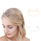 Maxbell Crystal Rhinestone Headband Wedding Party Hairband Hair Accessories Silver - Aladdin Shoppers