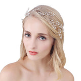 Maxbell Crystal Rhinestone Headband Wedding Party Hairband Hair Accessories Silver - Aladdin Shoppers