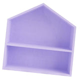 Maxbell Cupcake Stand Cake Tools Wood House Ornament Purple with Base - Aladdin Shoppers