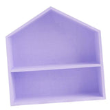 Maxbell Cupcake Stand Cake Tools Wood House Ornament Purple with Base - Aladdin Shoppers