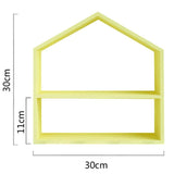 Maxbell Cupcake Stand Cake Tools Wood House Ornament Yellow without Base - Aladdin Shoppers
