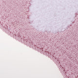 Maxbell Cute Big Feet Bathroom Mat Door Mat Foot Print Floor Rug Pink 58x88cm - Aladdin Shoppers