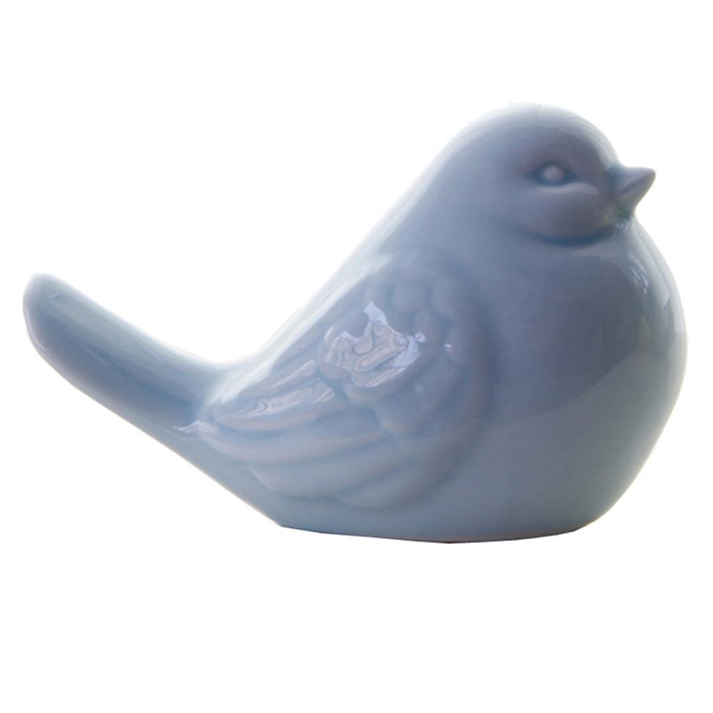 Maxbell Cute Birds Shaped Animals Figurines Sculpture for Home Decoration Gifts Blue - Aladdin Shoppers