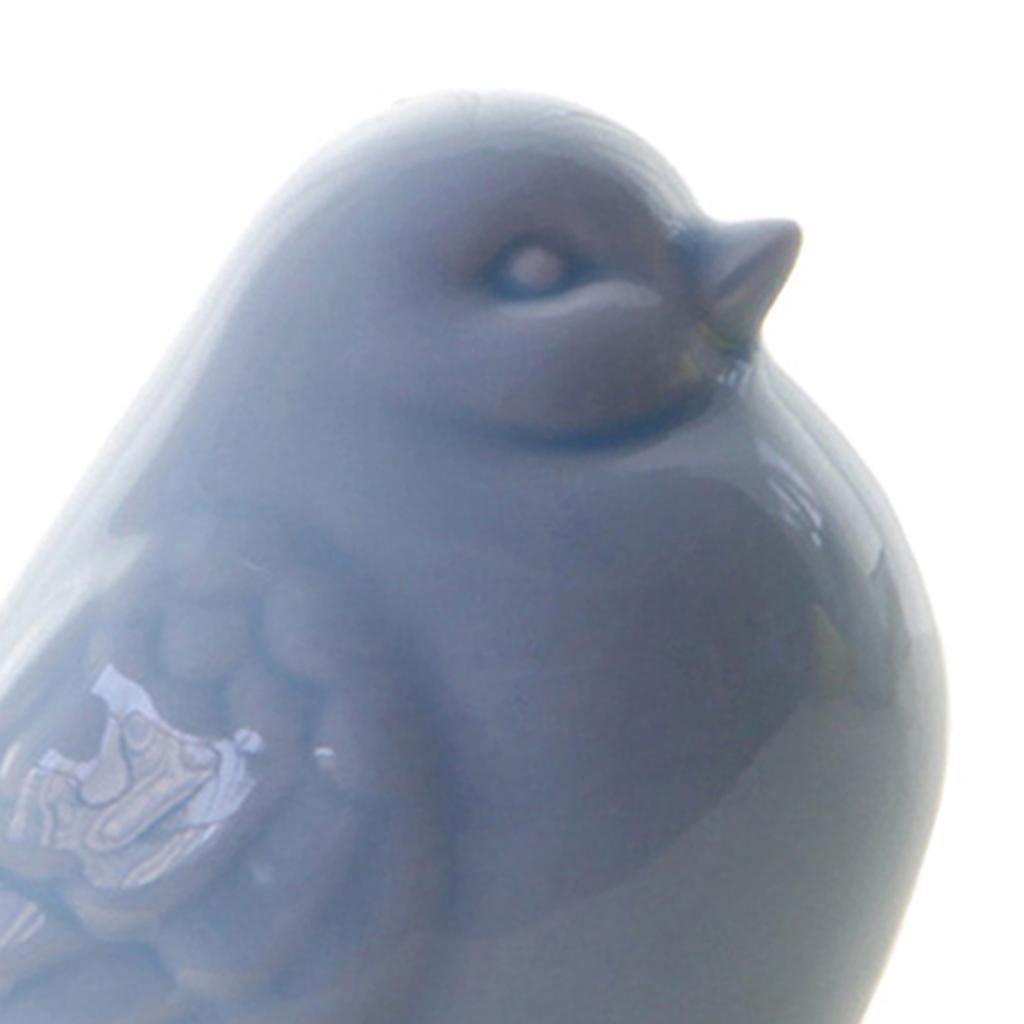 Maxbell Cute Birds Shaped Animals Figurines Sculpture for Home Decoration Gifts Blue - Aladdin Shoppers
