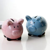 Maxbell Cute Cartoon Animals Design Ceramic Money Saving Bank Pink Pig - Aladdin Shoppers