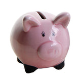 Maxbell Cute Cartoon Animals Design Ceramic Money Saving Bank Pink Pig - Aladdin Shoppers