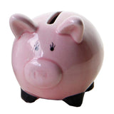 Maxbell Cute Cartoon Animals Design Ceramic Money Saving Bank Pink Pig - Aladdin Shoppers