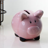 Maxbell Cute Cartoon Animals Design Ceramic Money Saving Bank Pink Pig - Aladdin Shoppers