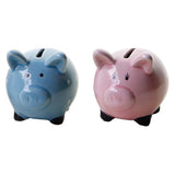 Maxbell Cute Cartoon Animals Design Ceramic Money Saving Bank Pink Pig - Aladdin Shoppers