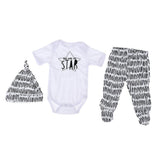 Maxbell Cute Clothes Set Romper Striped Pants Hat for 20-22'' Newborn Baby Doll - Aladdin Shoppers