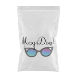 Maxbell Cute Doll Frame Sunglasses Eyewear for 1/6 Blythe Dolls Wear Accs Black A - Aladdin Shoppers