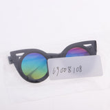 Maxbell Cute Doll Frame Sunglasses Eyewear for 1/6 Blythe Dolls Wear Accs Black A - Aladdin Shoppers