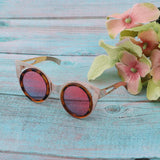 Maxbell Cute Doll Frame Sunglasses Eyewear for 1/6 Blythe Dolls Wear Accs Gold A - Aladdin Shoppers