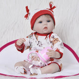 Maxbell Cute Hat Romper Socks Set for 17''-18'' Reborn Baby Girl Doll - Aladdin Shoppers