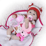 Maxbell Cute Hat Romper Socks Set for 17''-18'' Reborn Baby Girl Doll - Aladdin Shoppers