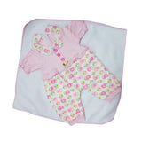 Maxbell Cute Jumpsuit Hat Pants Socks Set for 22''-23'' Reborn Baby Girl Doll Pink - Aladdin Shoppers