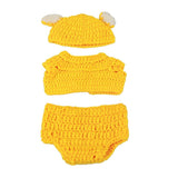 Maxbell Cute Knitted Bellyband Hat Underpants Suit for 10''- 11'' Nebworn Baby Doll - Aladdin Shoppers