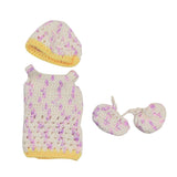 Maxbell Cute Knitted Dress Hat and Socks Set for 10''-11'' Reborn Baby Girl Doll - Aladdin Shoppers