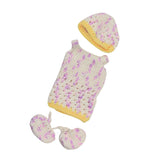 Maxbell Cute Knitted Dress Hat and Socks Set for 10''-11'' Reborn Baby Girl Doll