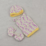 Maxbell Cute Knitted Dress Hat and Socks Set for 10''-11'' Reborn Baby Girl Doll - Aladdin Shoppers