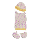 Maxbell Cute Knitted Dress Hat and Socks Set for 10''-11'' Reborn Baby Girl Doll - Aladdin Shoppers