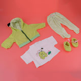 Maxbell Cute Printing Clothes Suit Green for 22-23inch Reborn Doll Outfit Accessory - Aladdin Shoppers