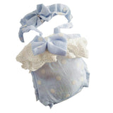 Maxbell Cute Rompers Bowknot Headband Suit Clothes for 10-11inch Baby Boy Girl Dolls - Aladdin Shoppers