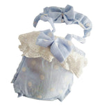 Maxbell Cute Rompers Bowknot Headband Suit Clothes for 10-11inch Baby Boy Girl Dolls - Aladdin Shoppers