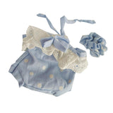 Maxbell Cute Rompers Bowknot Headband Suit Clothes for 10-11inch Baby Boy Girl Dolls - Aladdin Shoppers