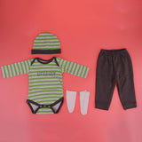 Maxbell Cute Striped Clothes Suit Green for 22-23inch Reborn Doll Outfit Accessory - Aladdin Shoppers