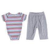 Maxbell Cute Striped Top & Gray Pants Suit for 20inch Reborn Doll Clothes Accessory - Aladdin Shoppers