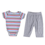Maxbell Cute Striped Top & Gray Pants Suit for 20inch Reborn Doll Clothes Accessory - Aladdin Shoppers