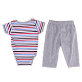 Maxbell Cute Striped Top & Gray Pants Suit for 20inch Reborn Doll Clothes Accessory - Aladdin Shoppers