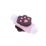 Maxbell Cute USB Data Charger Cable Headphones Saver Protector Sleeve Bear paw - Aladdin Shoppers