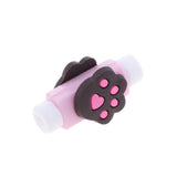 Maxbell Cute USB Data Charger Cable Headphones Saver Protector Sleeve Bear paw - Aladdin Shoppers