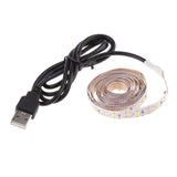 Maxbell DC 5V USB RGB 60SMD/M LED Strip Light TV Back Lighting Kit Warm White 1Meter - Aladdin Shoppers