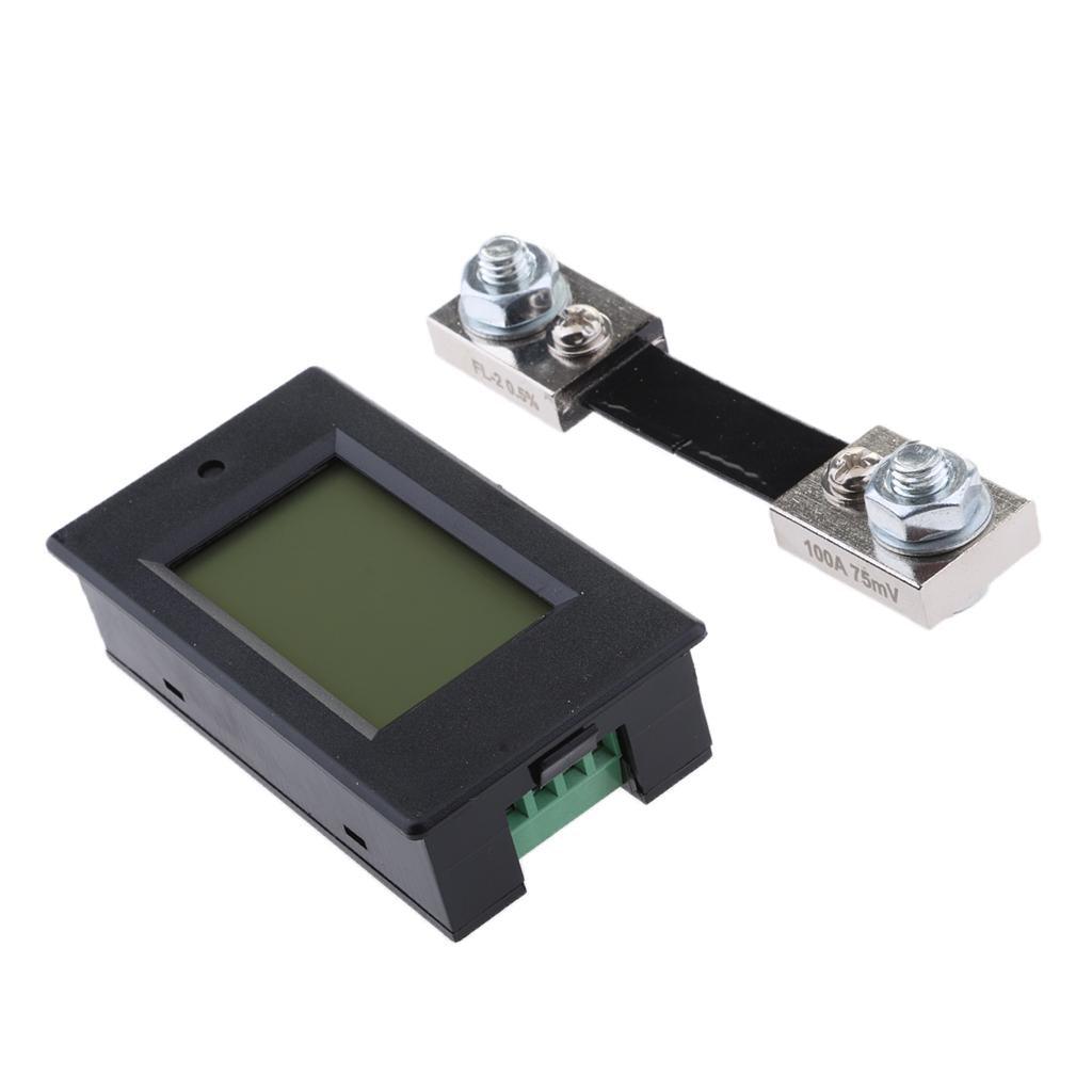 Maxbell DC Battery Test Module 100V LCD Voltage Current Power Tester & 100A Shunt - Aladdin Shoppers