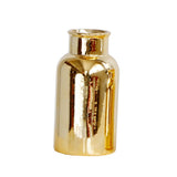 Maxbell Decorative Ceramic Vase Flower Display Tabletop Home Office Decor Gold L - Aladdin Shoppers