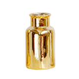 Maxbell Decorative Ceramic Vase Flower Display Tabletop Home Office Decor Gold S - Aladdin Shoppers