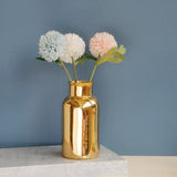 Maxbell Decorative Ceramic Vase Flower Display Tabletop Home Office Decor Gold S - Aladdin Shoppers