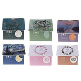Maxbell Desk Storage Box Organizer Stationery Box & Desktop Calendar Apricot Flower - Aladdin Shoppers
