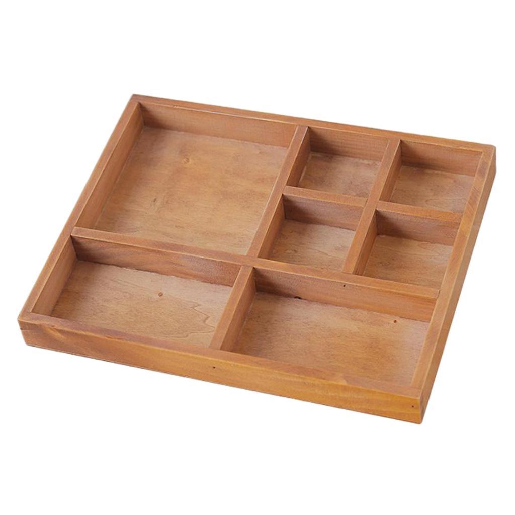 Maxbell Desktop Storage Organizer Caddy 7 Compartment Household Living Room Supplies