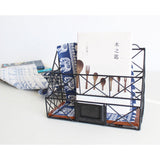 Maxbell Desktop Storage Shelves Racks Wall Hanging Book Magazine Holder Double - Aladdin Shoppers