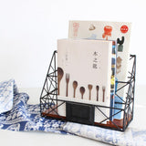 Maxbell Desktop Storage Shelves Racks Wall Hanging Book Magazine Holder Double - Aladdin Shoppers