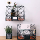 Maxbell Desktop Storage Shelves Racks Wall Hanging Book Magazine Holder Double - Aladdin Shoppers